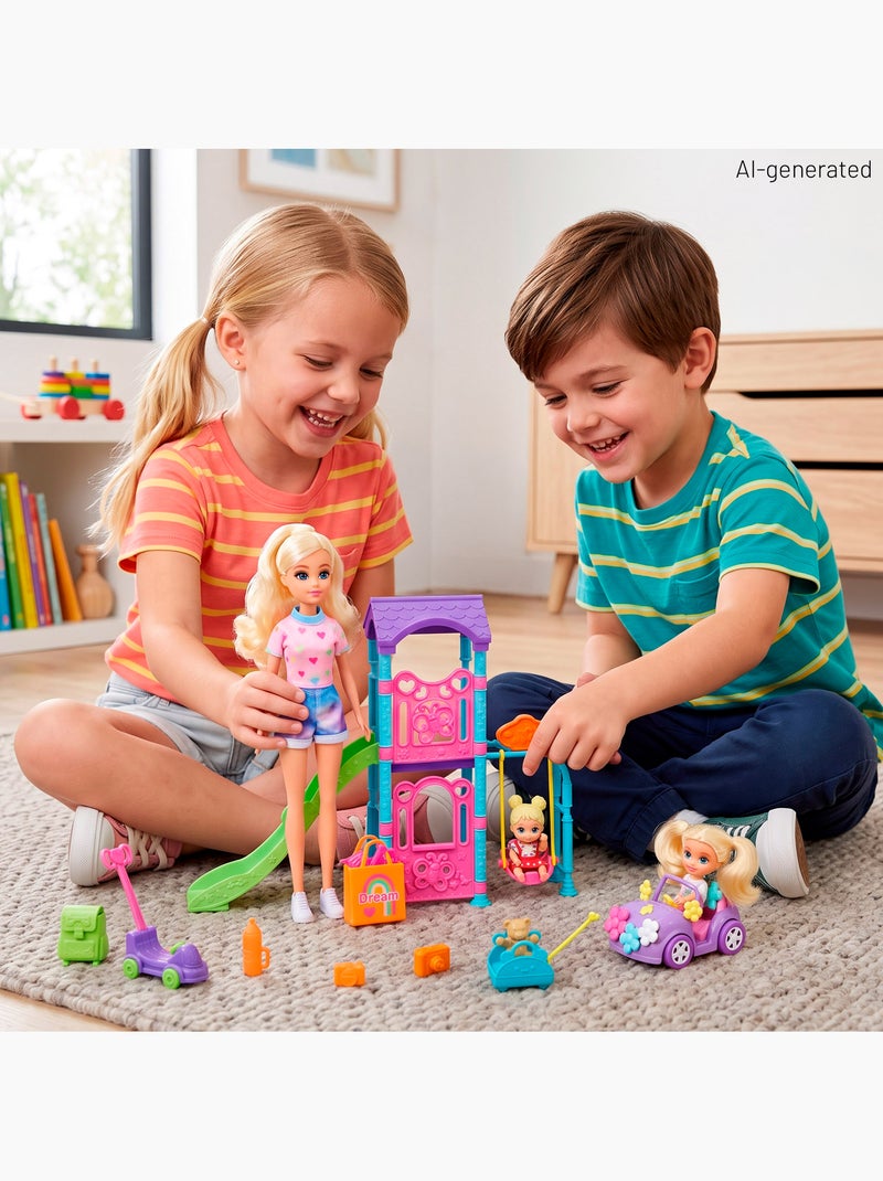 Conjunto de bonecas playground +3 anos dreameez N/D - Kiabi