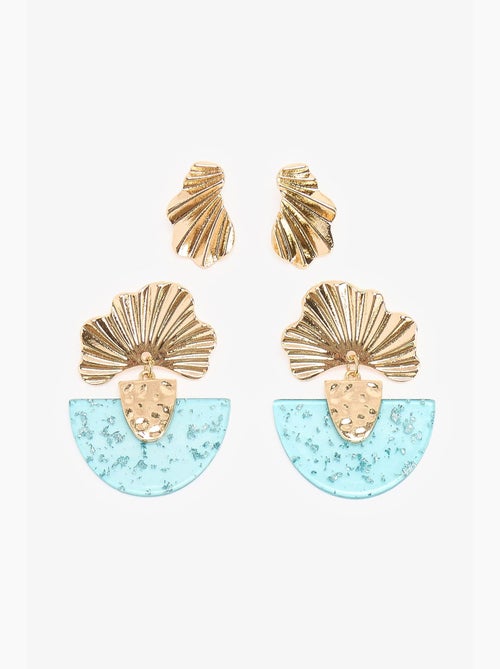 Conjunto de brincos daniela penti - Kiabi