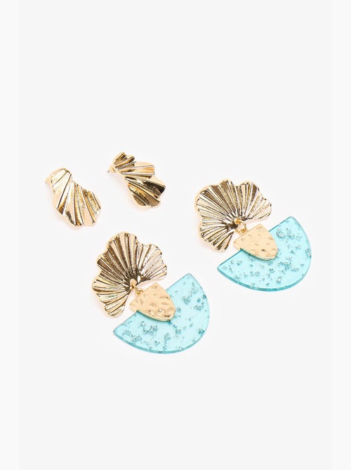 Conjunto de brincos daniela penti - Kiabi