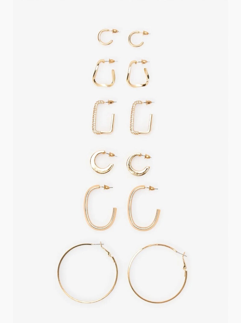 Conjunto de brincos galary penti Ouro - Kiabi