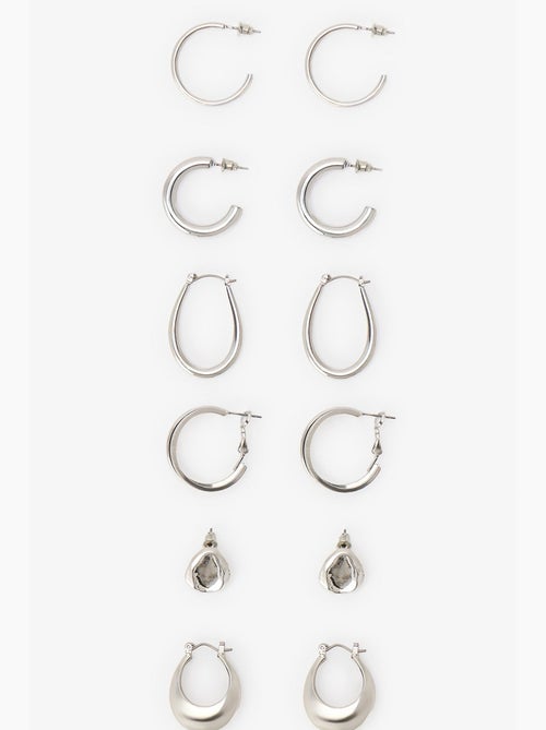 Conjunto de brincos gloria penti - Kiabi
