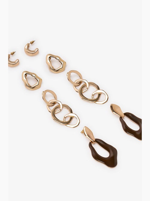 Conjunto de brincos julie penti - Kiabi