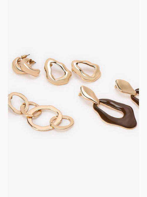 Conjunto de brincos julie penti - Kiabi