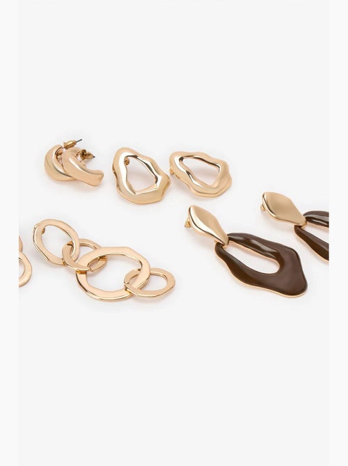 Conjunto de brincos julie penti - Kiabi