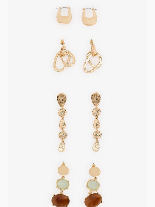 Conjunto de brincos mia penti - Kiabi