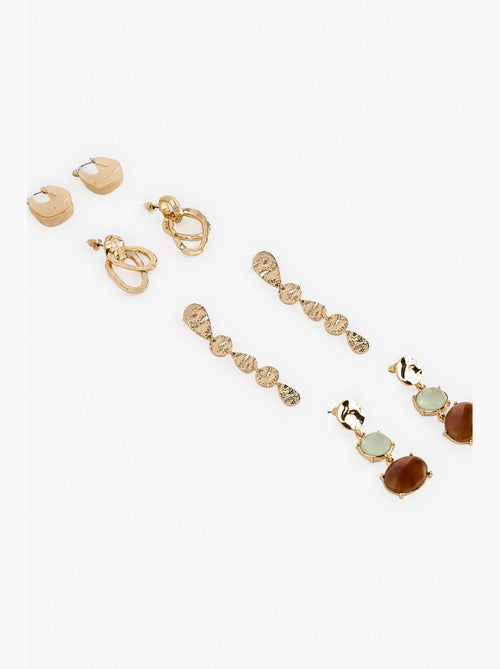 Conjunto de brincos mia penti - Kiabi