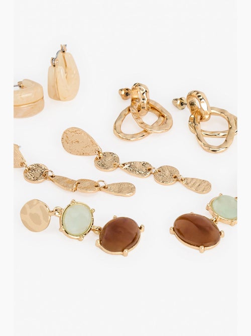 Conjunto de brincos mia penti - Kiabi