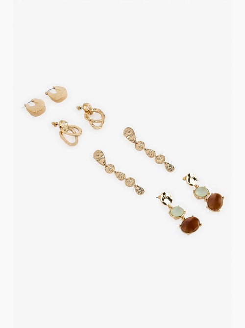 Conjunto de brincos mia penti - Kiabi