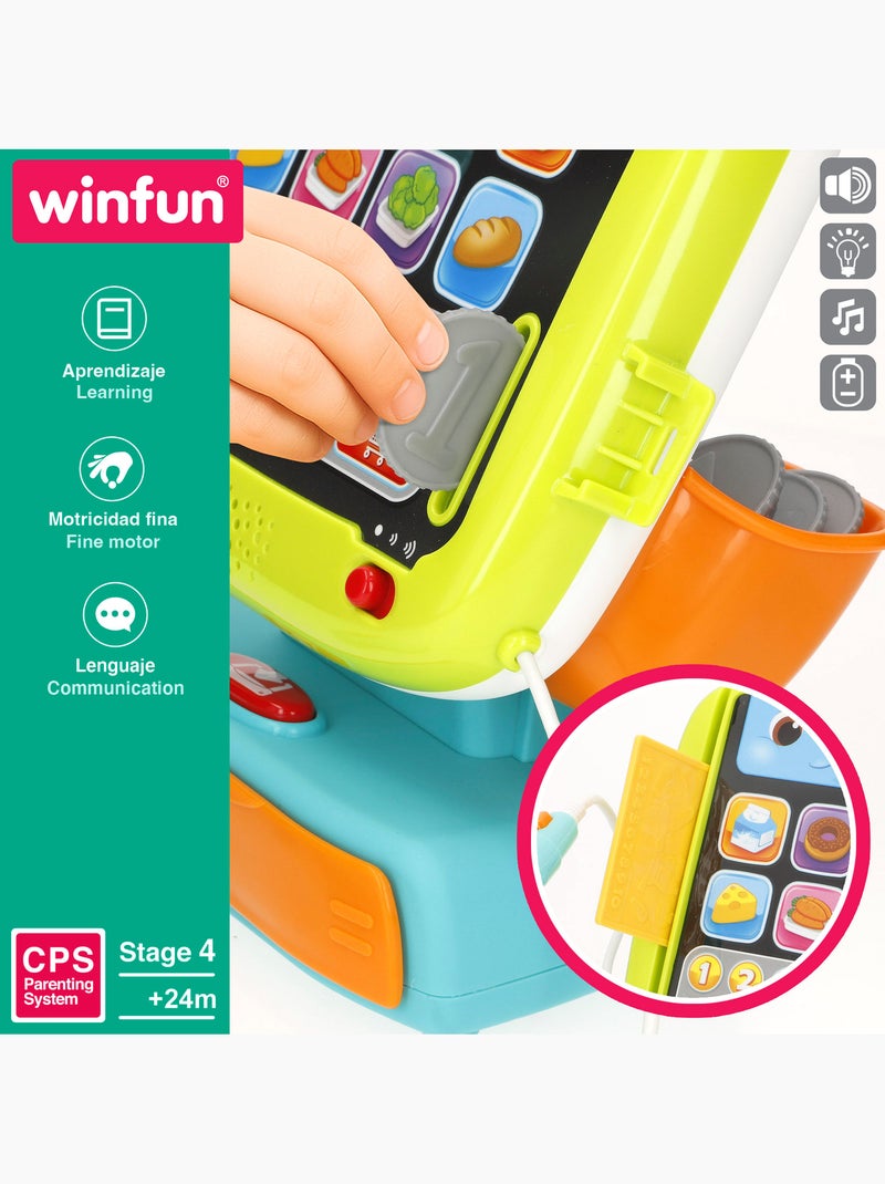 Conjunto de caixa registradora winfun 4 idiomas com luz e som N/D - Kiabi