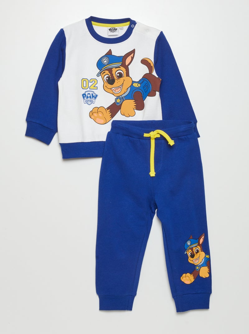 Conjunto de calças de fato de treino - 2 peças AZUL - Kiabi