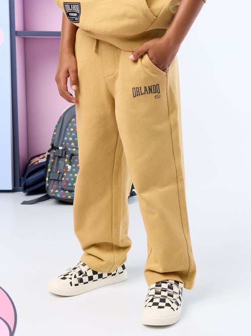 Conjunto de calças de jogging e sweat com capuz e fecho - 2 peças - Kiabi Conjunto de calças de jogging e sweat com capuz e fecho - 2 peças - Kiabi