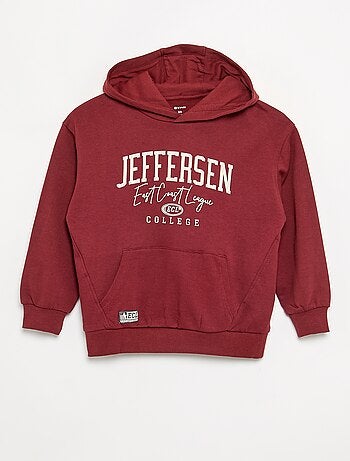 Conjunto de calças de jogging e sweat com capuz e fecho - 2 peças
