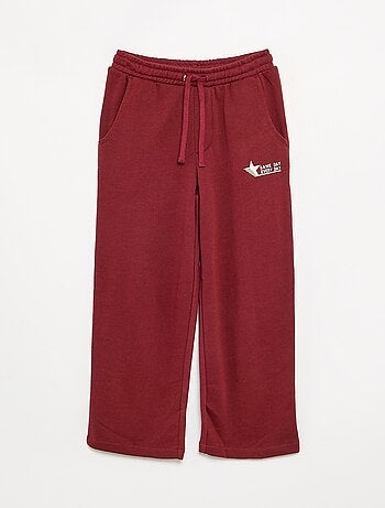 Conjunto de calças de jogging e sweat com capuz e fecho - 2 peças