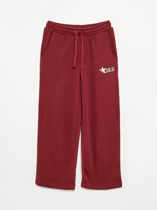 Conjunto de calças de jogging e sweat com capuz e fecho - 2 peças - Kiabi