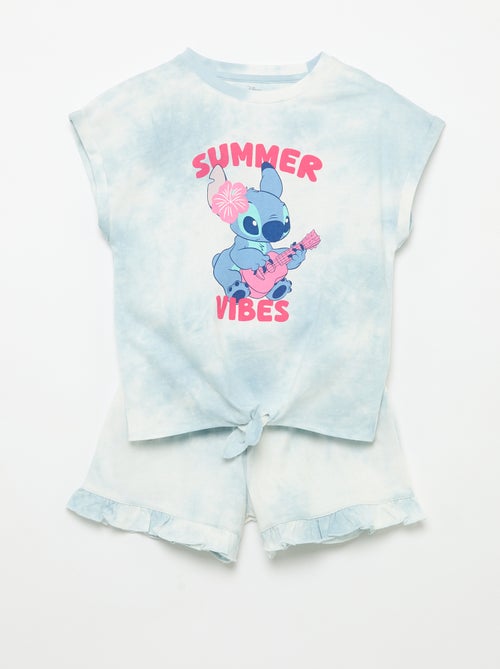Conjunto de calções com folhos + T-shirt 'Disney' - Kiabi