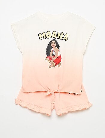 Conjunto de calções com folhos + T-shirt 'Disney'