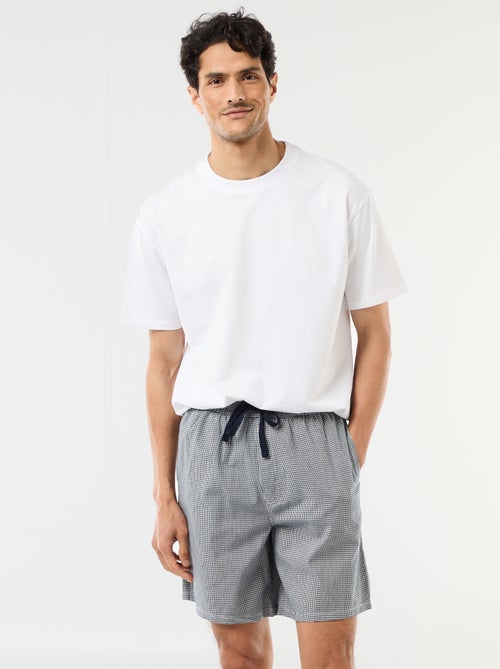 Conjunto de calções de noite com bolsos - 2 peças - Kiabi