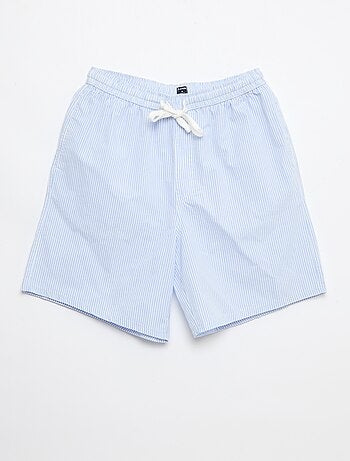 Conjunto de calções de noite com bolsos - 2 peças