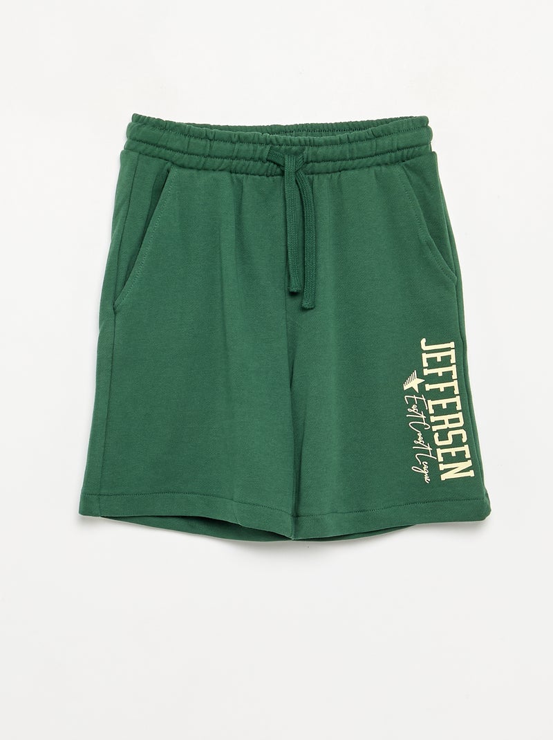 Conjunto de calções + t-shirt - 2 peças Verde - Kiabi