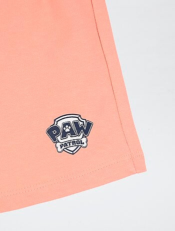Conjunto de calções + t-shirt 'Patrulha Pata' - 2 peças