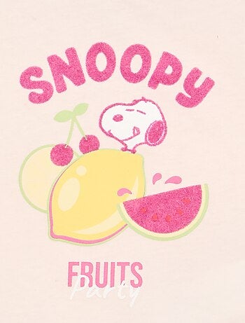 Conjunto de calções + T-shirt 'Snoopy'