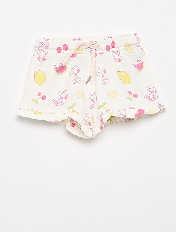 Conjunto de calções + T-shirt 'Snoopy'