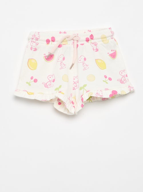 Conjunto de calções + T-shirt 'Snoopy' - Kiabi