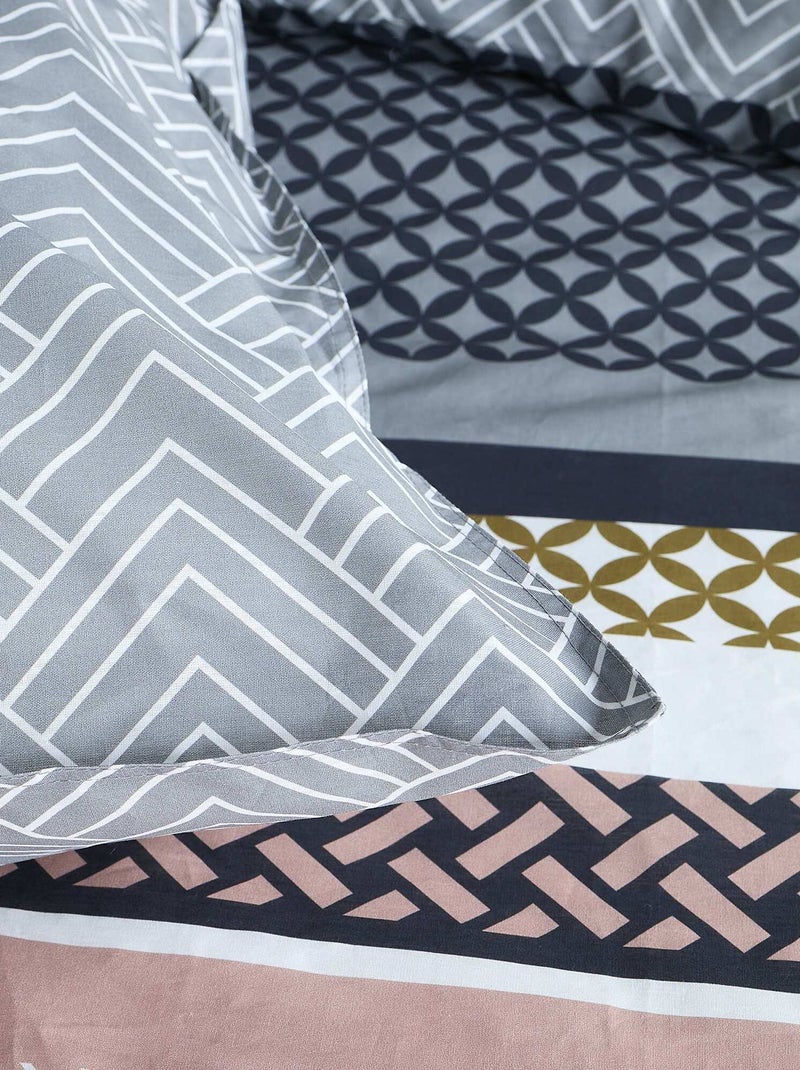 Conjunto de cama  - Casal CINZA - Kiabi