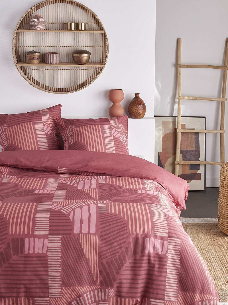 Conjunto de cama  - Casal ROSA - Kiabi