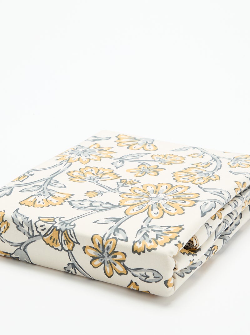 Conjunto de cama (150 x 220 cm) - Kiabi Home Amarelo - Kiabi