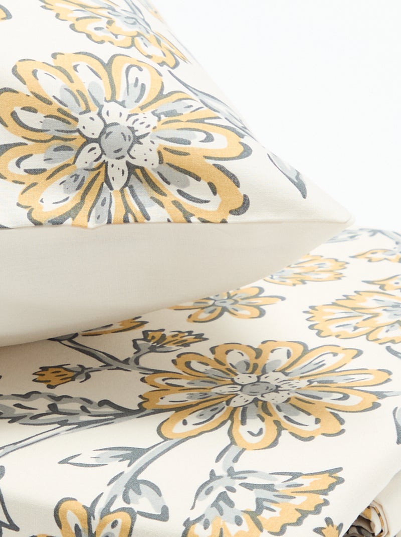 Conjunto de cama (150 x 220 cm) - Kiabi Home Amarelo - Kiabi