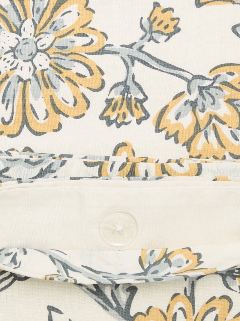 Conjunto de cama (150 x 220 cm) - Kiabi Home Amarelo - Kiabi