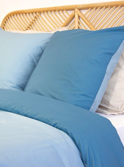 Conjunto de cama + 2 fronhas de algodão liso 240x220 - 260x240 - Kiabi