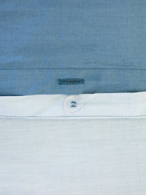 Conjunto de cama + 2 fronhas de algodão liso 240x220 - 260x240 - Kiabi