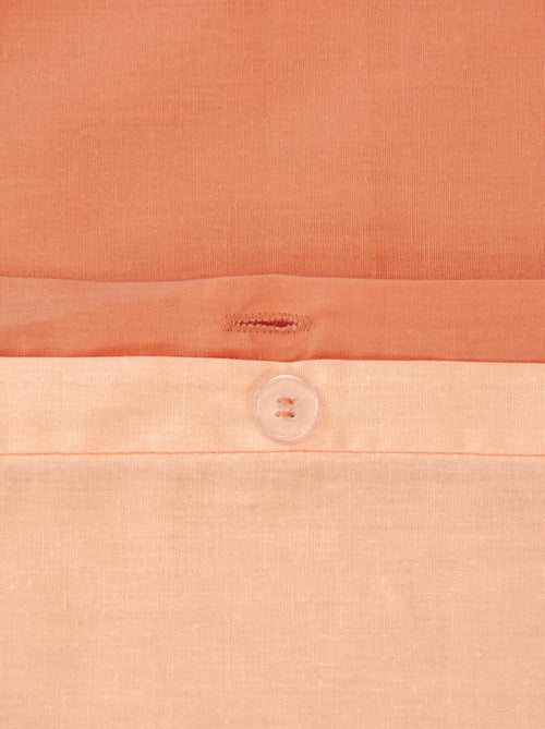 Conjunto de cama + 2 fronhas de algodão liso 240x220 - 260x240 - Kiabi