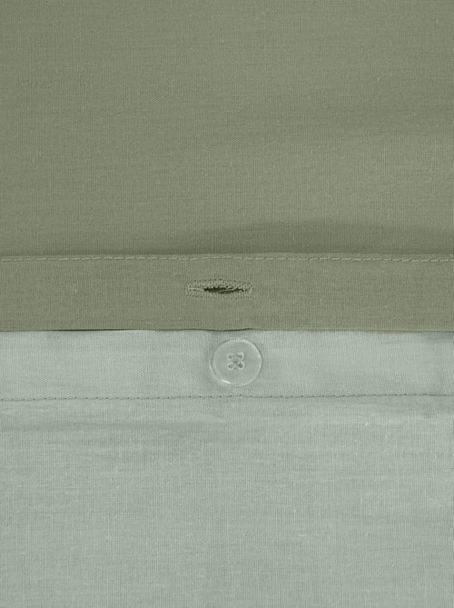 Conjunto de cama + 2 fronhas de algodão liso 240x220 - 260x240 - Kiabi