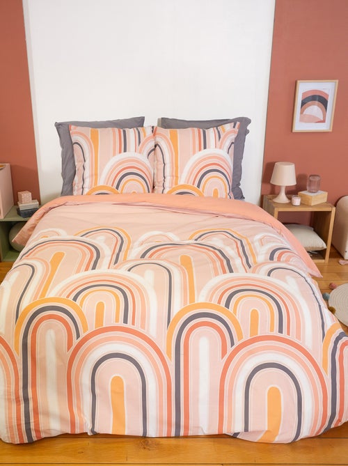 Conjunto de cama 3 peças 2 pessoas - Capa de edredão + 2 fronhas de almofada - Kiabi
