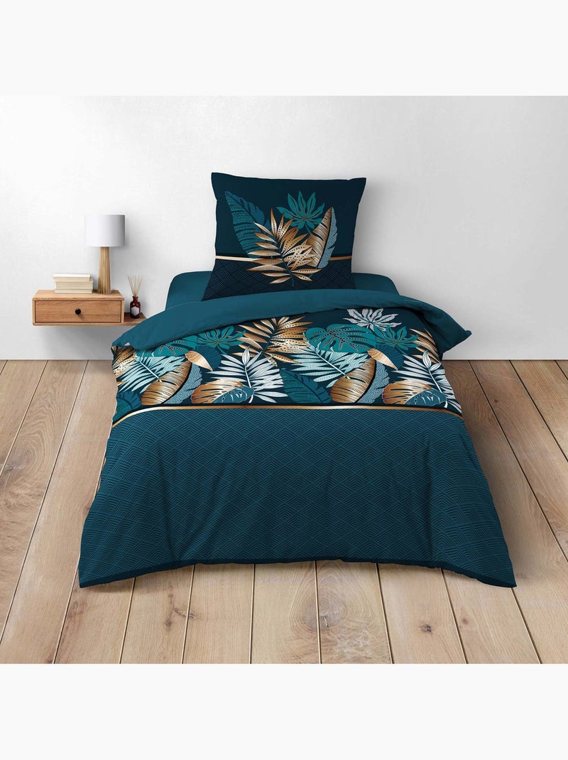 Conjunto de cama algodão alianor douceur d'intérieur Azul - Kiabi
