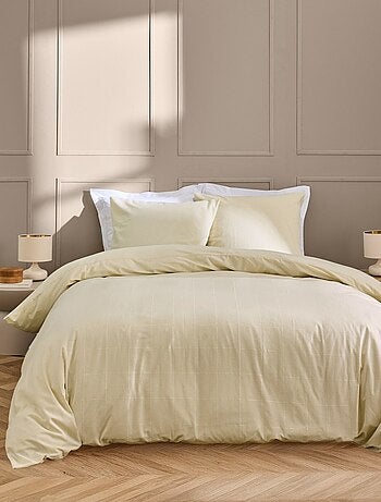 Conjunto de cama algodão linella ivoire douceur d'intérieur