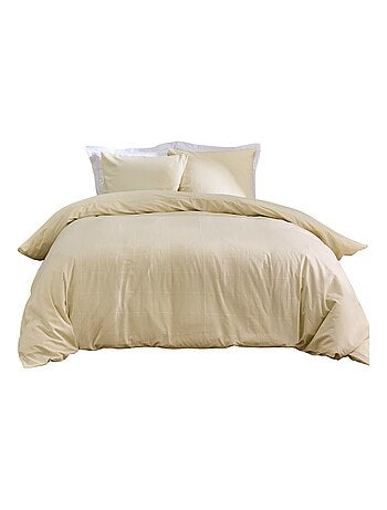 Conjunto de cama algodão linella ivoire douceur d'intérieur