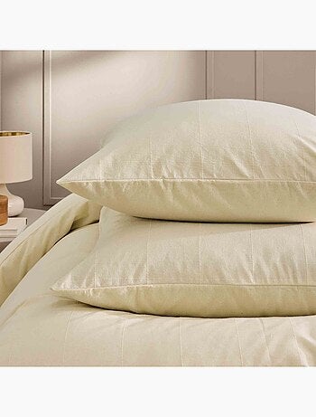 Conjunto de cama algodão linella ivoire douceur d'intérieur