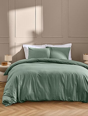 Conjunto de cama algodão linella ivoire douceur d'intérieur