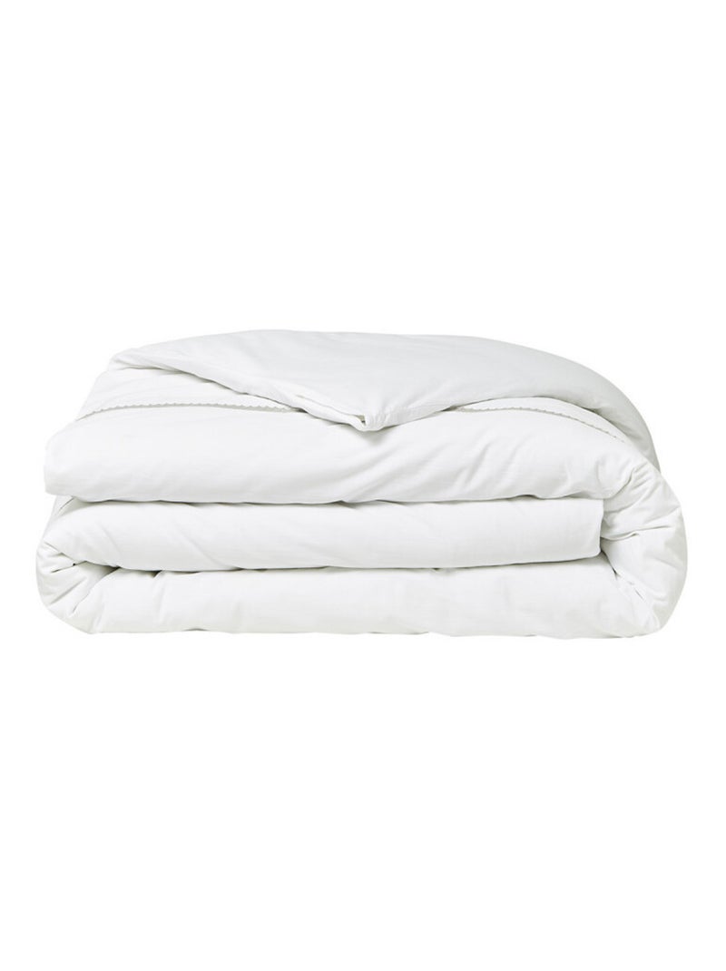 Conjunto de cama algodão luxury lace promo linge Branco - Kiabi