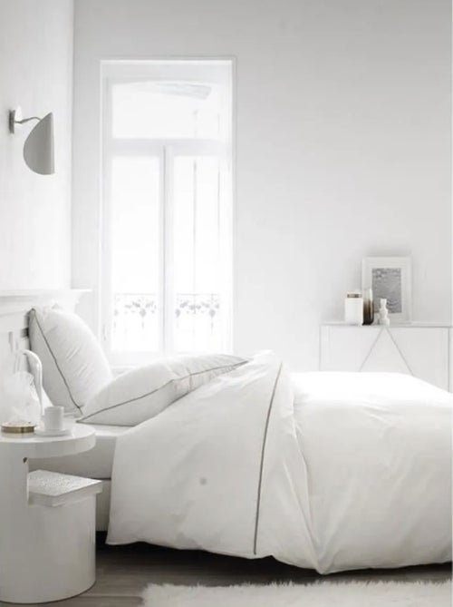 Conjunto de cama algodão luxury lace promo linge - Kiabi Conjunto de cama algodão luxury lace promo linge - Kiabi