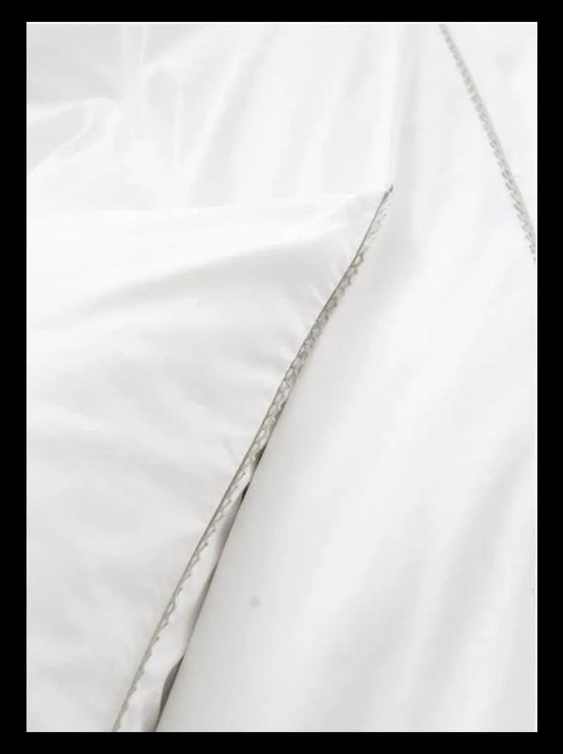 Conjunto de cama algodão luxury lace promo linge Branco - Kiabi