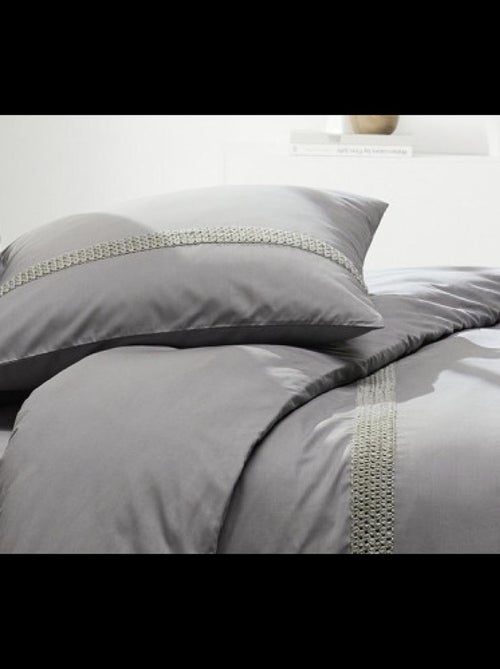 Conjunto de cama algodão luxury macrame promo linge - Kiabi Conjunto de cama algodão luxury macrame promo linge - Kiabi