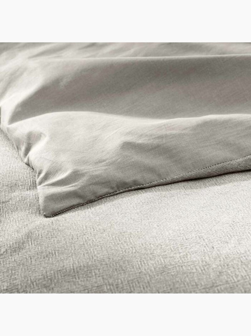 Conjunto de cama algodão meline douceur d'intérieur Cinza antracite - Kiabi