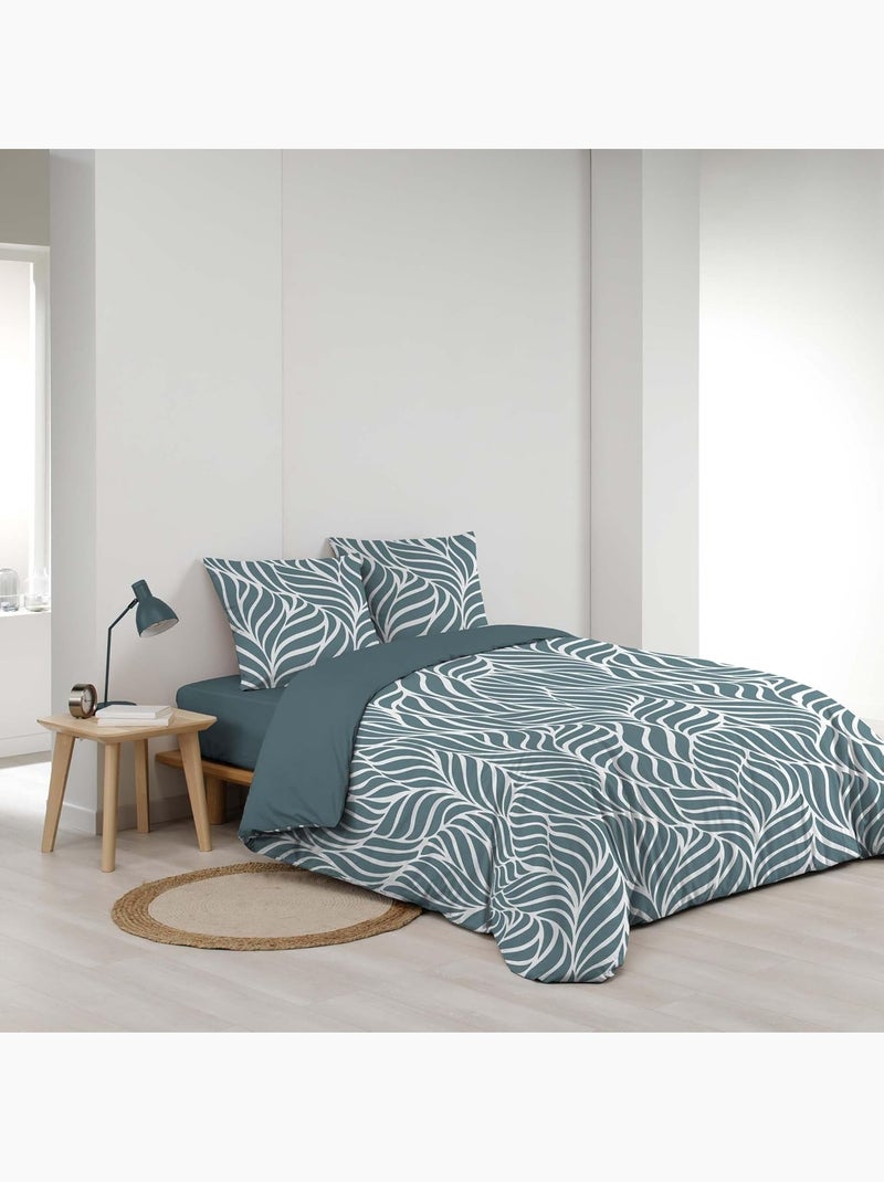 Conjunto de cama algodão morgane douceur d'intérieur Azul - Kiabi