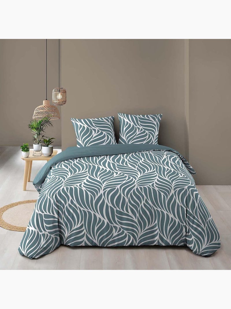 Conjunto de cama algodão morgane douceur d'intérieur Azul - Kiabi