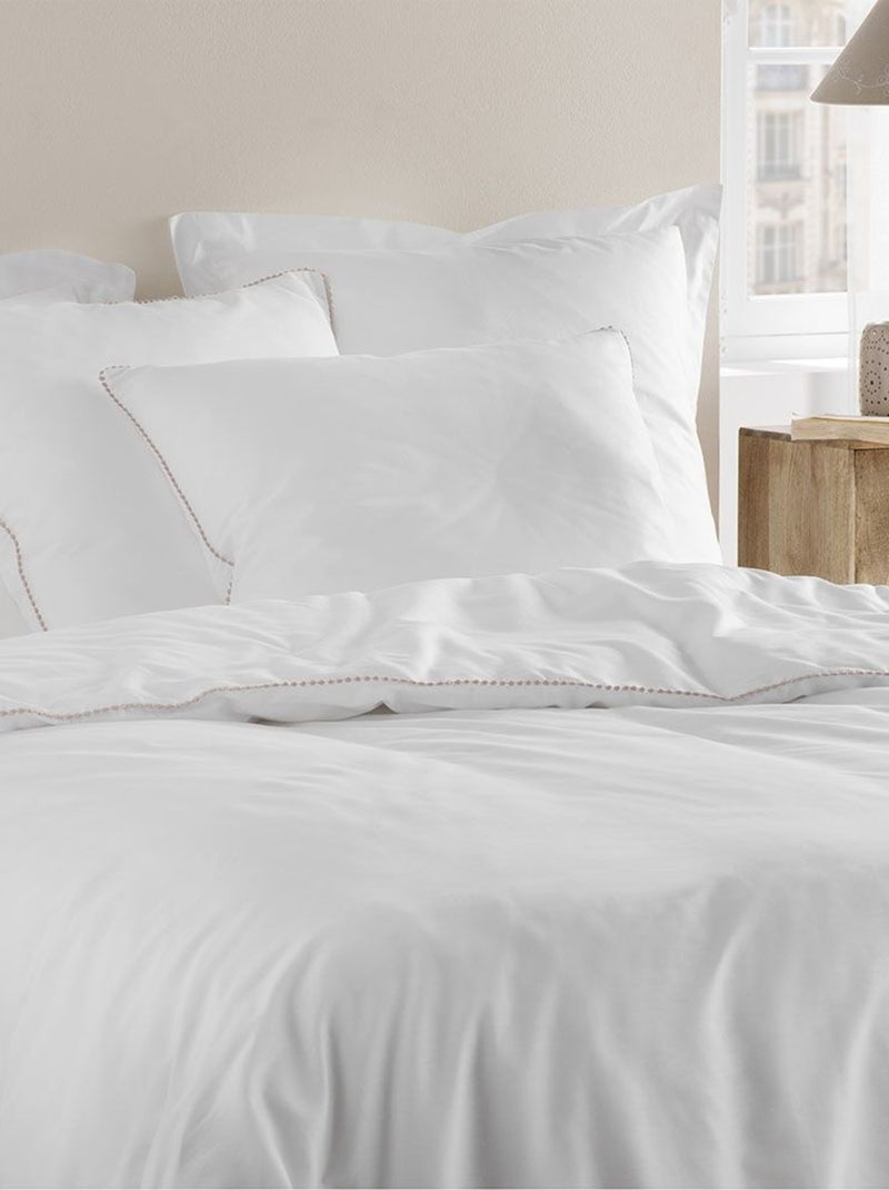 Conjunto de cama algodão noemie douceur d'intérieur Branco - Kiabi